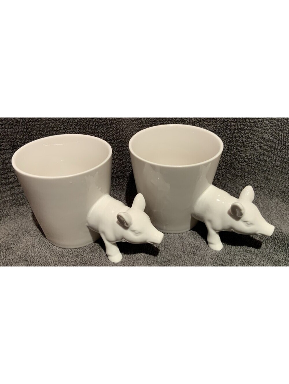 Whimsical Novelty Half In Half Out Piggy 8oz. Cup